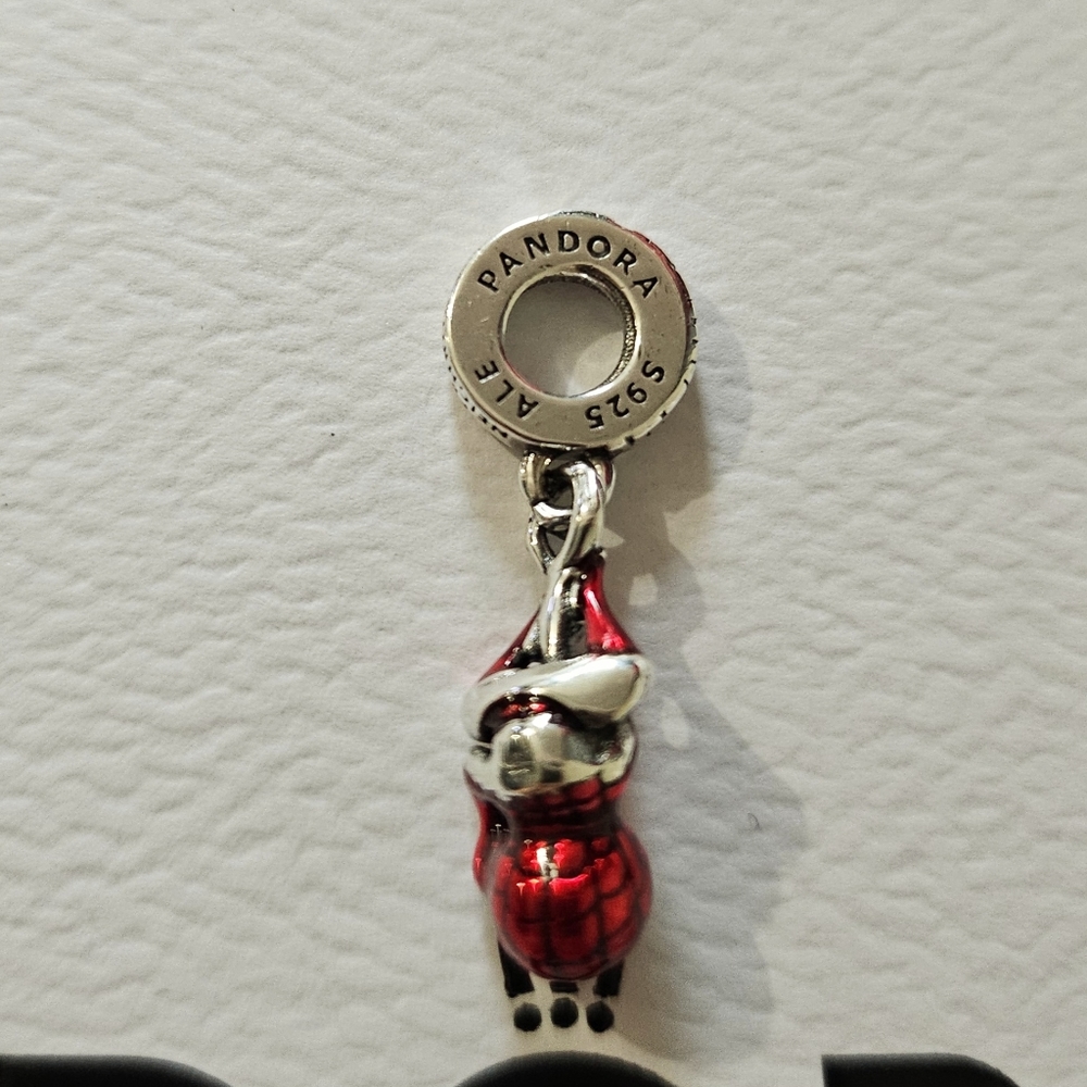 Charm Sterling Silver 925 for Pandora Bracelet Spider Man Marvel - Picture 5 of 6